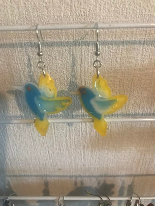 boucles d'oreilles oiseaux