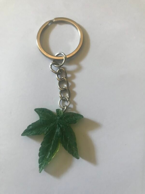 porte clé feuille