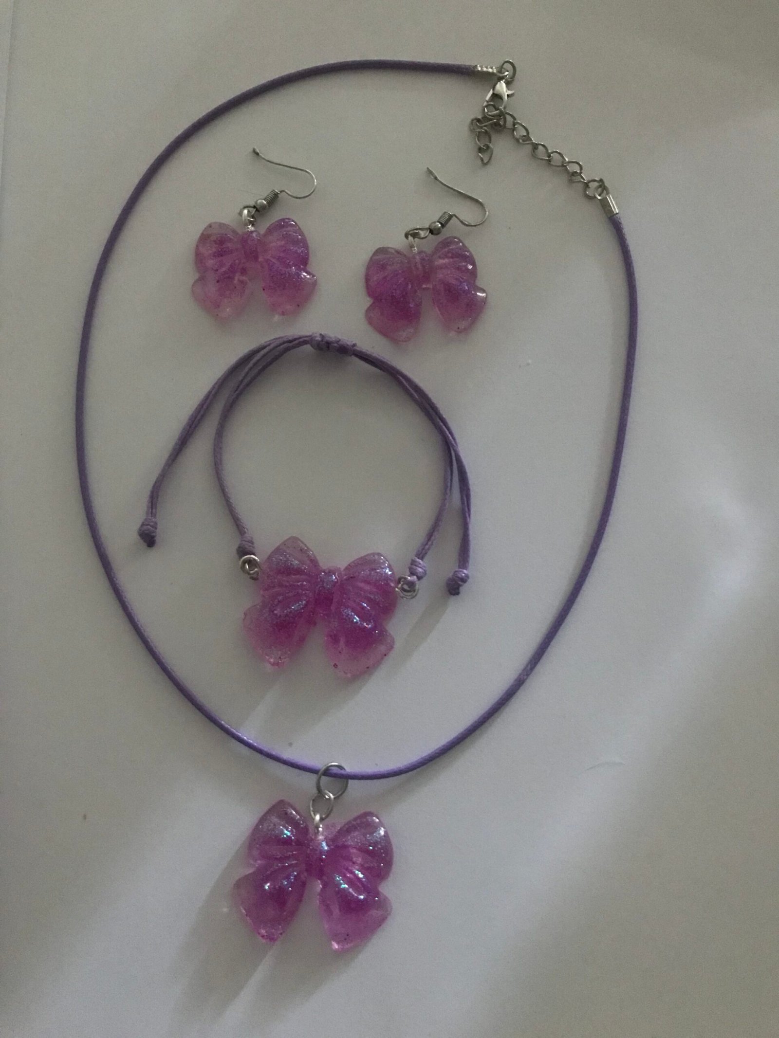 Parure fillette  noeud
