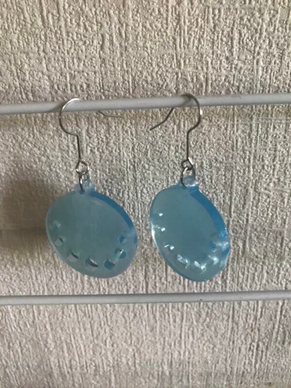Boucles d’oreilles rondes ajourées
